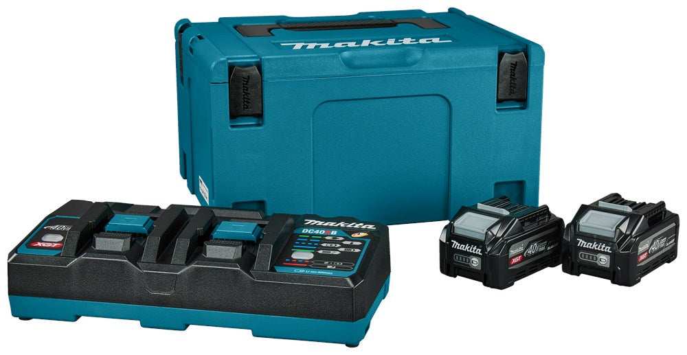 Makita Makita XGT DC40RB Startset 2x BL4040F accu's - 1911D8-0