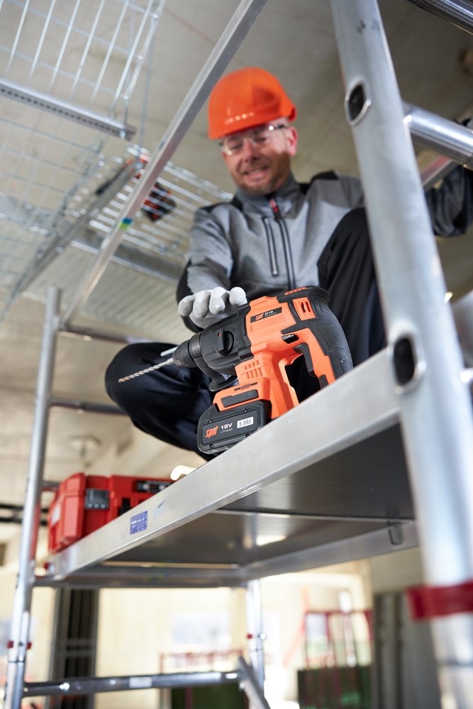 SPIT D18 ACCU-BOORHAMER SDS+ 18V        IN KOFFER