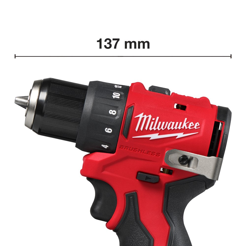 MILWAUKEE® M12 BLDDRC-402C M12 FUEL COMPACTE       BOORSCHROEFMACHINE