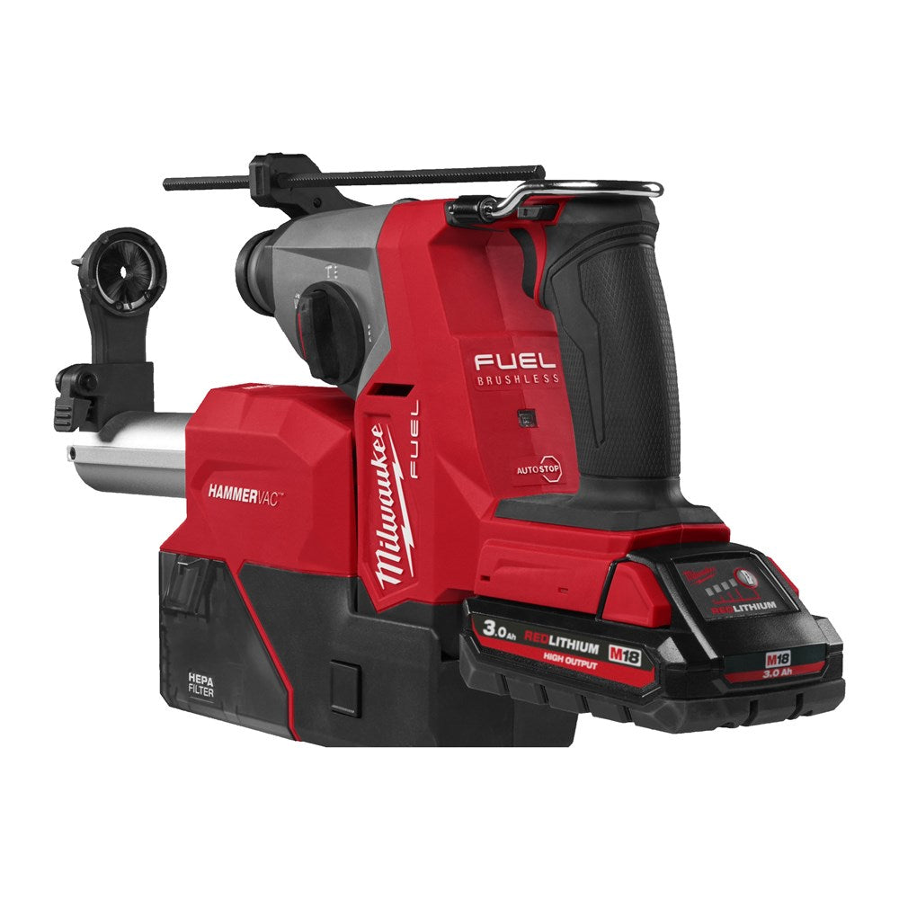 MILWAUKEE® M18 FHACDDE-0C M18 FUEL COMPACT HAMER   SDS+ 16MM + SPECIALE STOFZUIGER - IN2