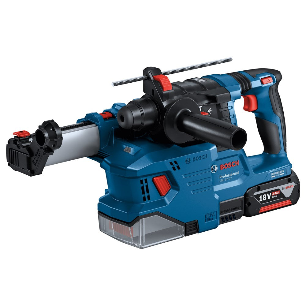Bosch GBH 18V-22 2X 4,0 GDE 18V-12 BOORHAMER  IN L-BOXX 238