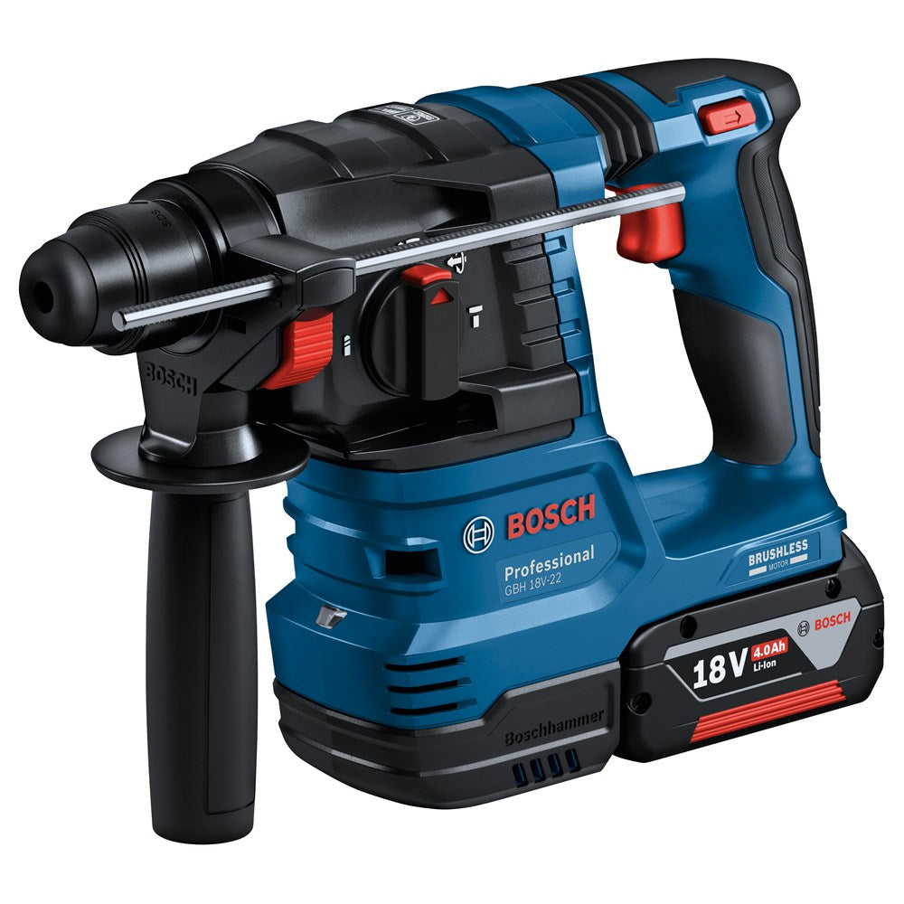 Bosch GBH 18V-22 2X 4,0 GDE 18V-12 BOORHAMER  IN L-BOXX 238
