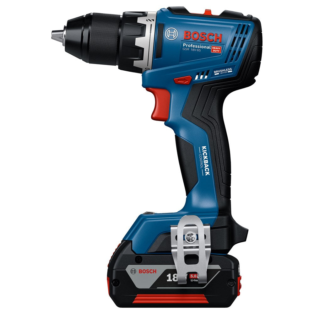 Bosch GSR 18V-65 2X 5,0 AH L-BOXX ACCUSCHROEFBOORMACHINE