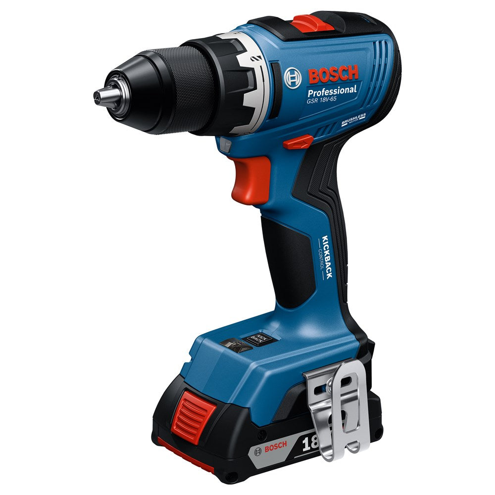 Bosch GSR 18V-65 2X 5,0 AH L-BOXX ACCUSCHROEFBOORMACHINE