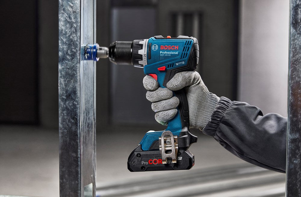Bosch GSR 18V-65 2X 5,0 AH L-BOXX ACCUSCHROEFBOORMACHINE