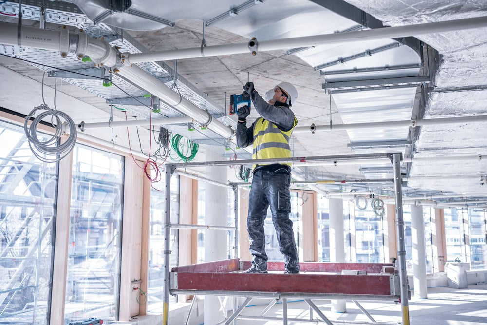 Bosch Combiset 18V-Set met 3 machines: GSR + GWS + GBH + 3x4,0Ah + GAL 18V-40