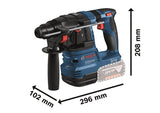 Bosch Combiset 18V-Set met 3 machines: GSR + GWS + GBH + 3x4,0Ah + GAL 18V-40