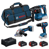 Bosch Set met 3 18V Machines GSB+GWS+GBH - 0615A500AH
