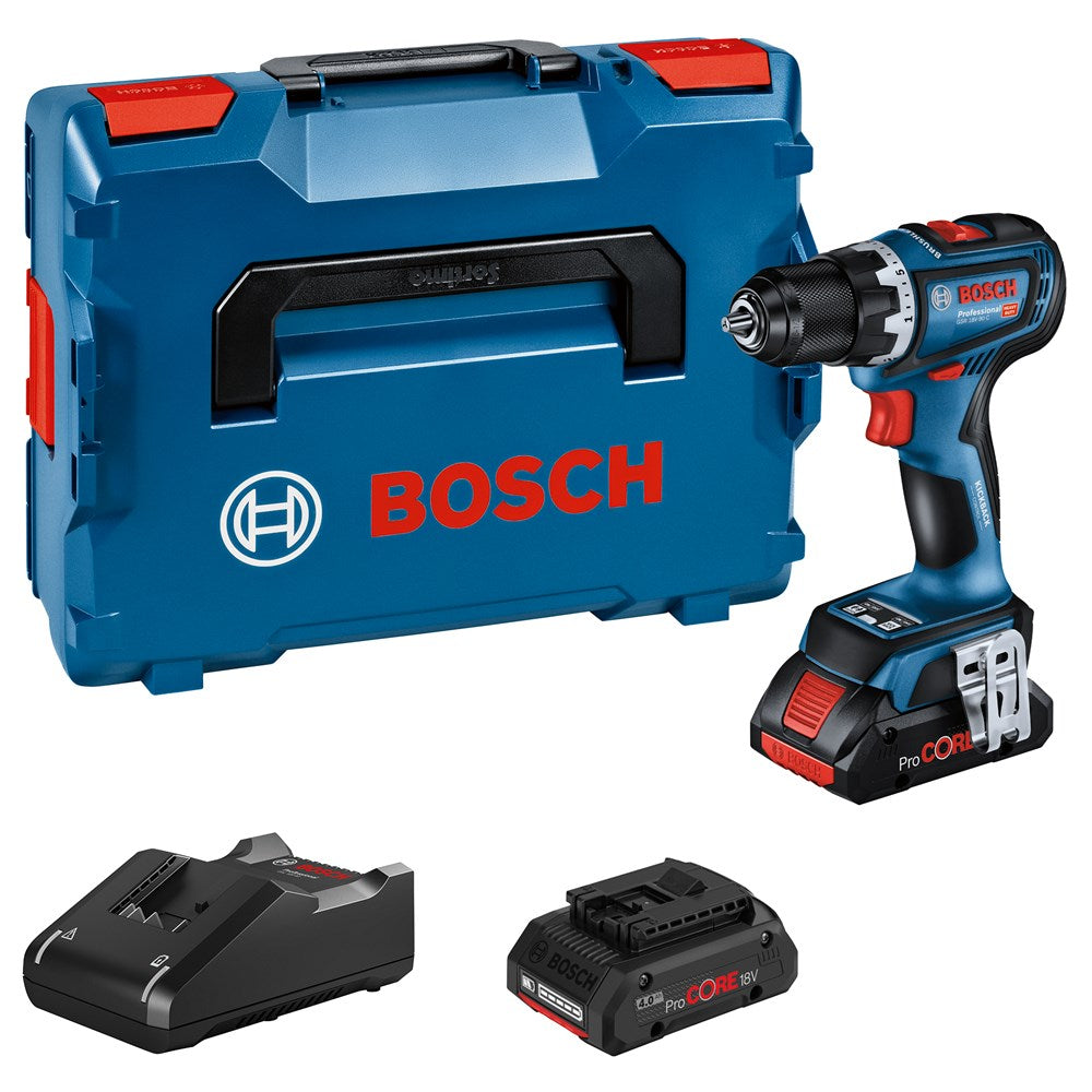 Bosch GSR 18V-90 C 2X 4,0AH SCHROEFBOORMACHINEIN GCY 42 L-BOXX
