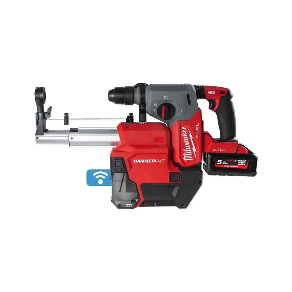 MILWAUKEE® MILWAUKEE M18 ONEFHX DEL-552C M18 FUEL ONE-KEY SDS-PLUS 26 MM HAMER MET STOFAFZU