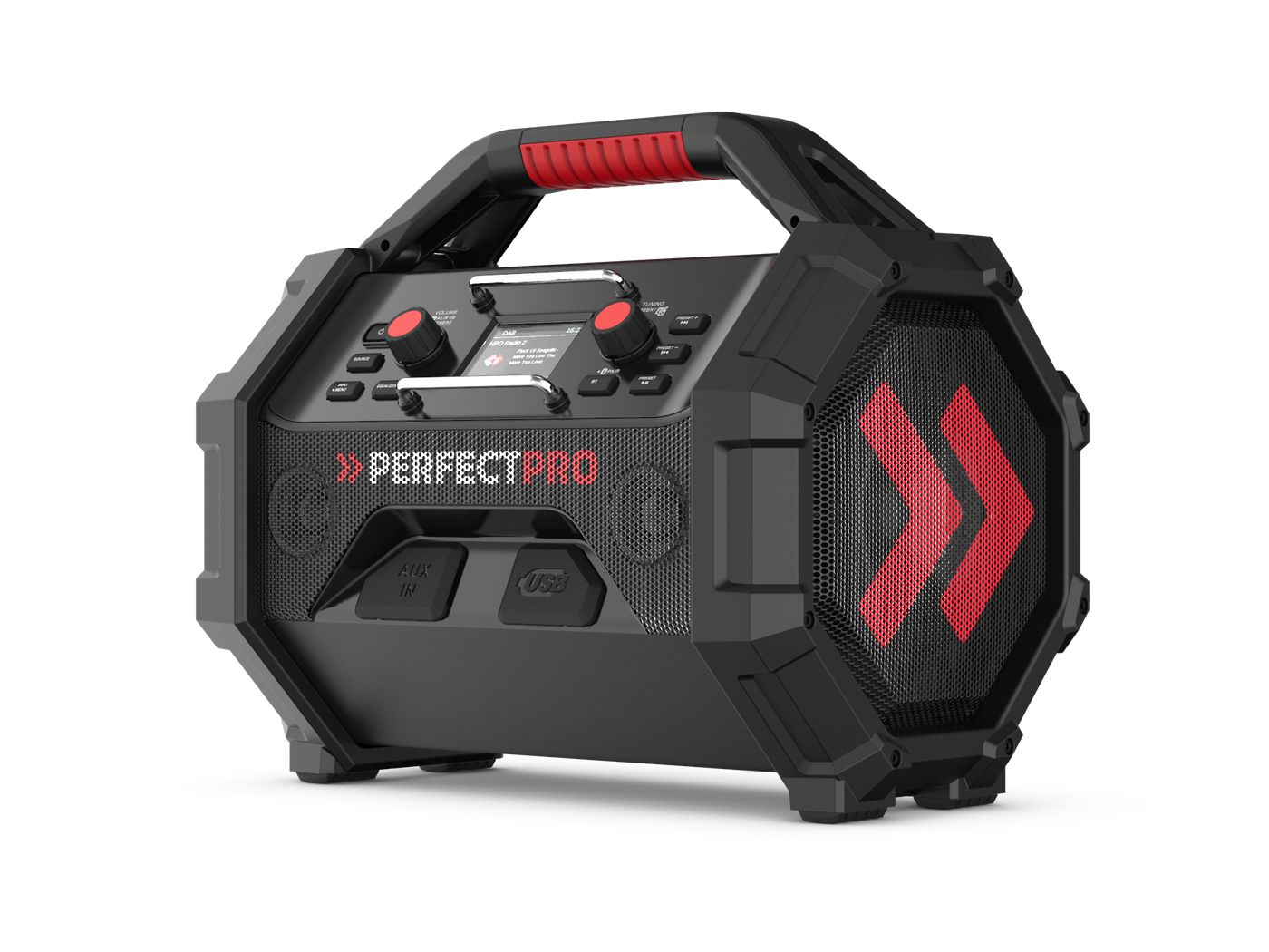 PerfectPro OCT-18V Rocktagon Bouwradio 18V