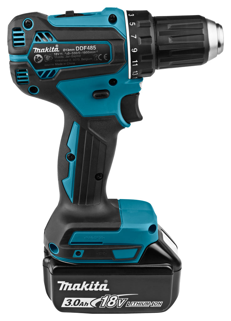 Makita DDF485RFJ 18V Klopboorschroefmachine (accu klopboormachine)