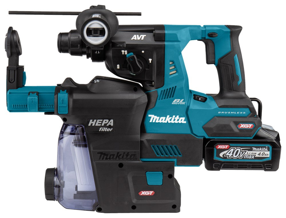 Makita HR003GM202 XGT 40V Max Combihamer 2x4Ah in Mbox