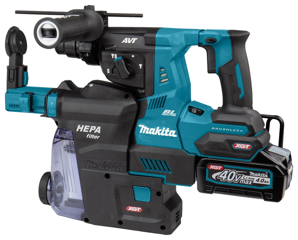 Makita HR003GM202 XGT 40V Max Combihamer 2x4Ah in Mbox