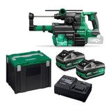 HiKOKI KSDH3628DA WV1Z ACCU BOOR-BREEKHAMER 36VSDS+ - 2X MV-B 36V 4,0AH/18V 8,0AH
