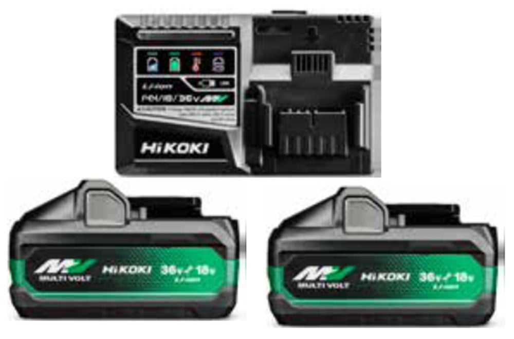HiKOKI BOOSTERPACK B2 SNELLADER UC18YSL3 en 2x ACCU 36V 40Ah/18V 8,0Ah