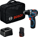 Bosch GSR 12V-32 SOLO ACCUSCHROEFBOORMACHINE  TAS - 2X GBA 12V 2,0 Ah