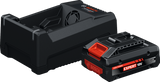 BOSCH STARTERSET EXBA18V-40             1X EXBA18V-40 EN LADER