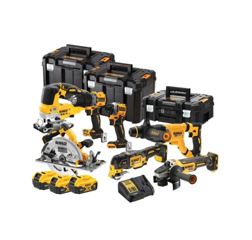 DeWalt DCK706P3T-QW 18V XR BRUSHLESS 7-DELIGE SET