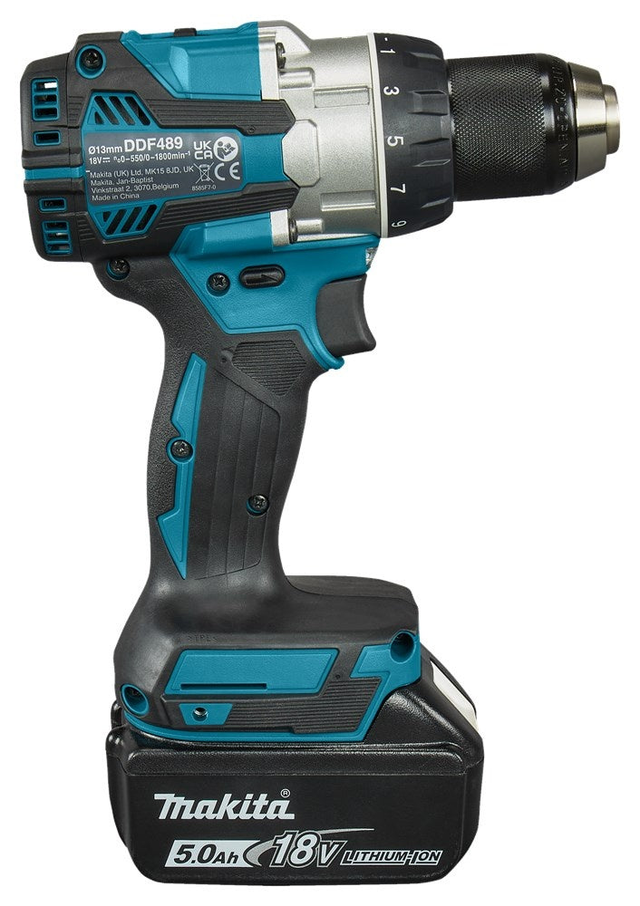 Makita DDF489RTJ 18V Boor-/schroefmachine (accu boormachine)
