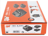 Spit Energy Pack 2ah 18v (2 Accu's & Compact Lader)
