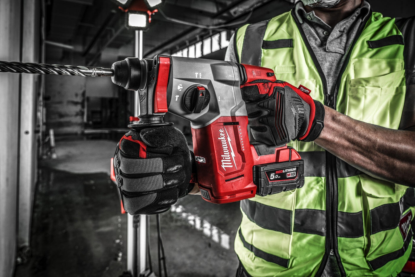Milwaukee M18 BLH-502X Boorhamer 18V