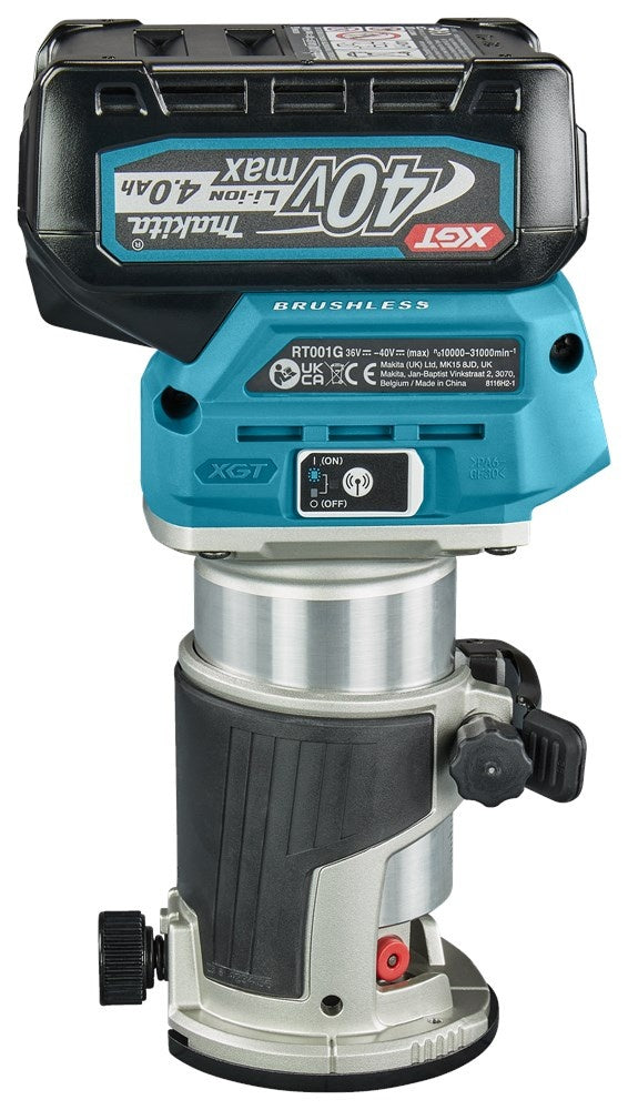Makita RT001GM206 40V Max Boven- en kantenfrees