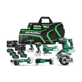 HiKOKI KC18H7A 505 18V Combiset 7x Machines met Gereedschaptas - 5x 5.0Ah