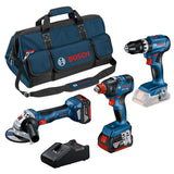 Bosch 3-delige Toolkit in toolbag 18V GSB GDX GWS