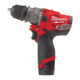 Milwaukee M12 FPDX-202X Li-Ion FUEL™ subcompacte boormachine met verw. Kop (accu klopboormachine)