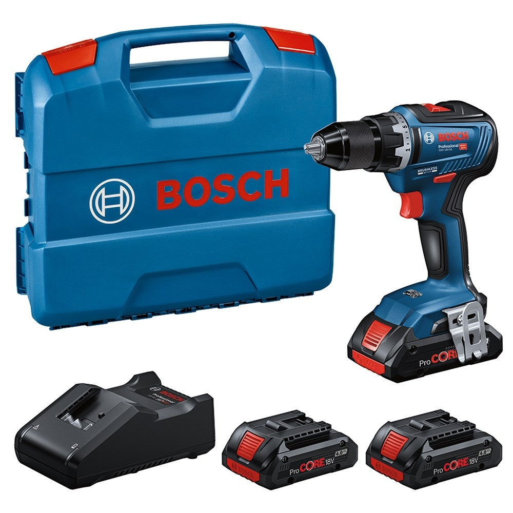 Bosch GSR 18V-55 Schroefboormachine 3xProCORE18V - 0615A5002P