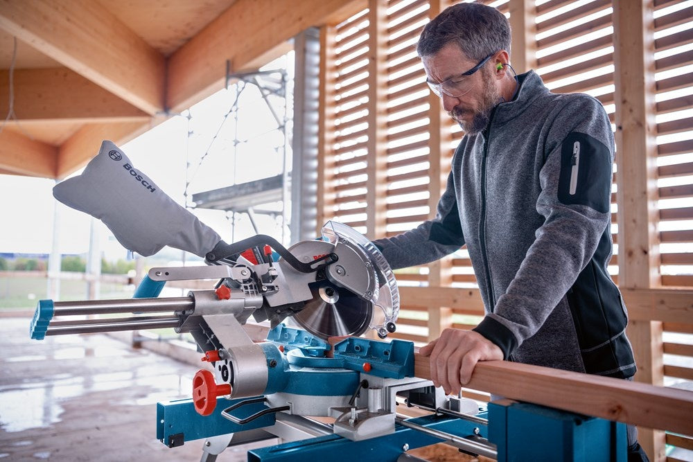 Bosch GCM 18V-254 D Stationaire machine - 0601B51100 (accu afkortzaag)