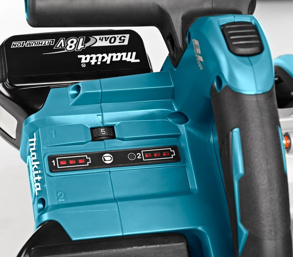 Makita DSP601ZJU2 2x18V Invalcirkelzaag 165mm (accu cirkelzaag)