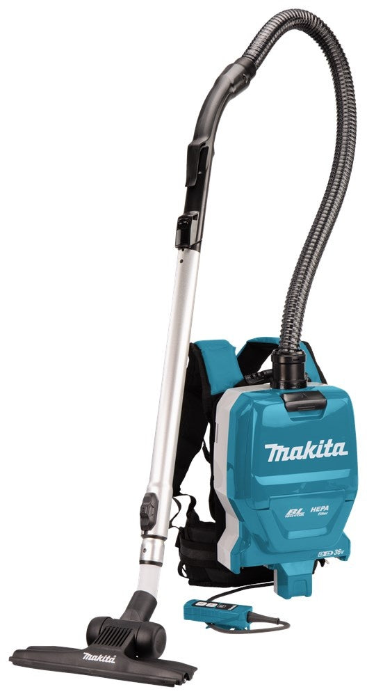 Makita DVC261ZX22 2x18 V Rugstofzuiger voor schoonmaak