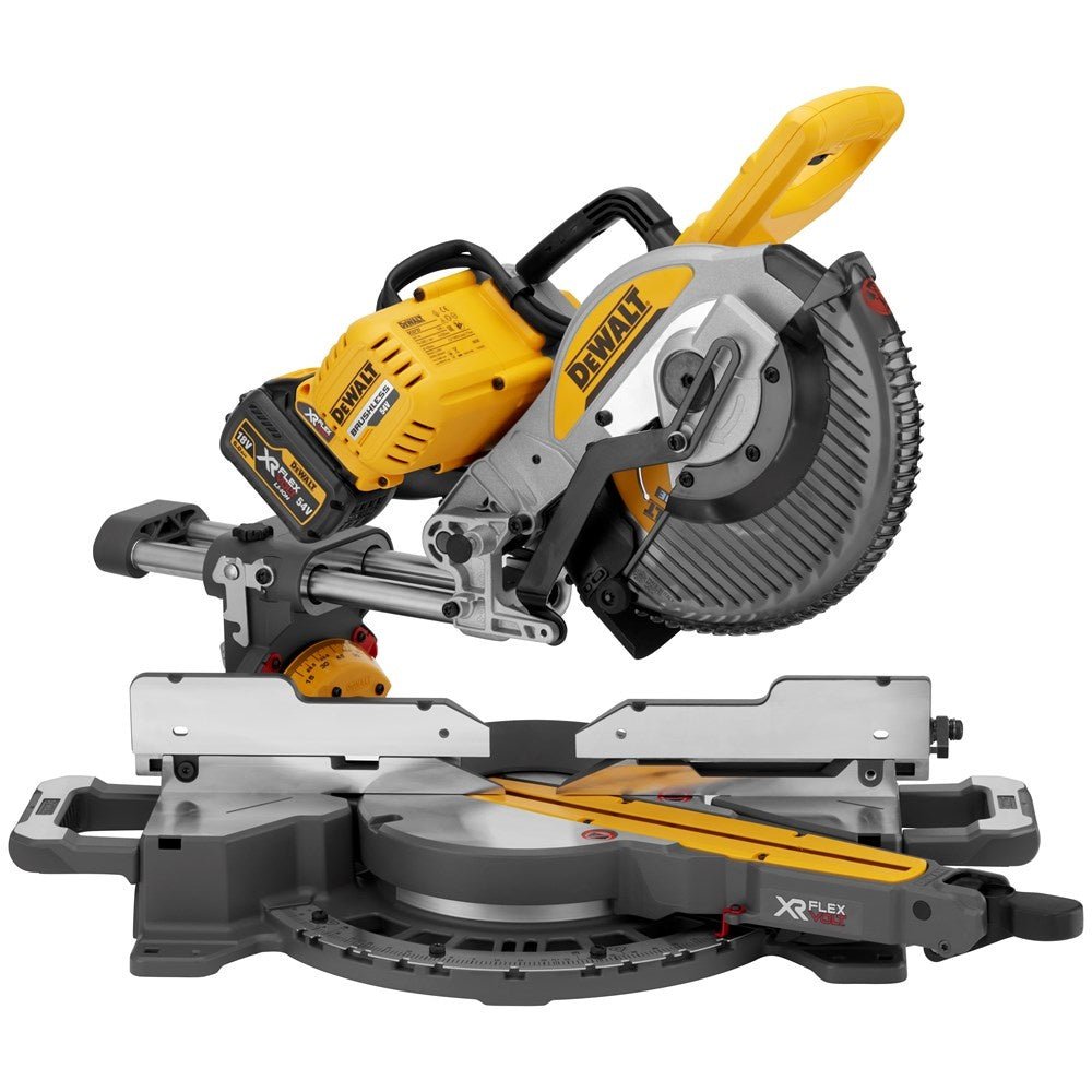DeWalt DCS727T2-QW 54V XR Flexvolt Afkort- en Verstekzaag 250mm (accu afkortzaag)