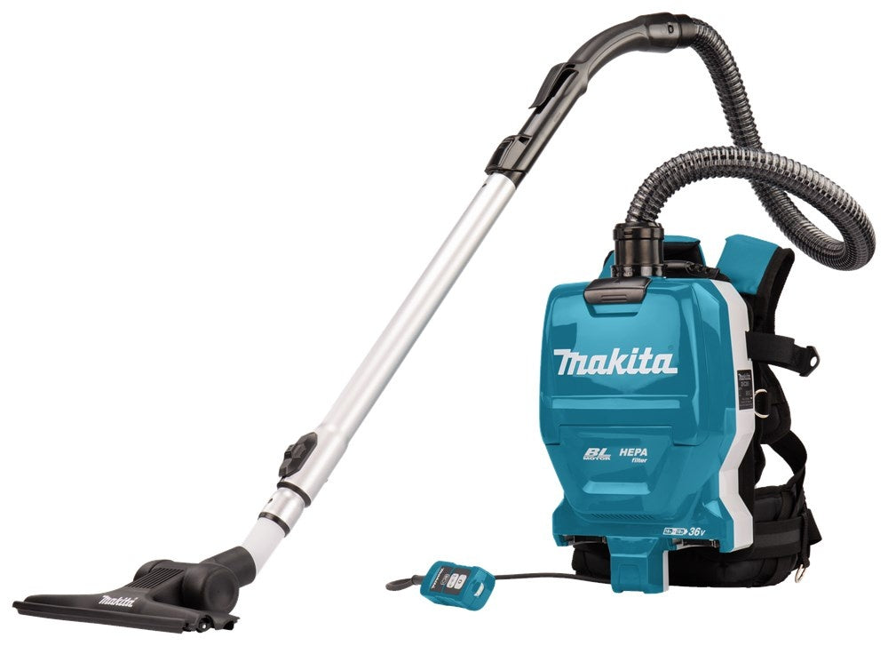 Makita DVC261ZX22 2x18 V Rugstofzuiger voor schoonmaak