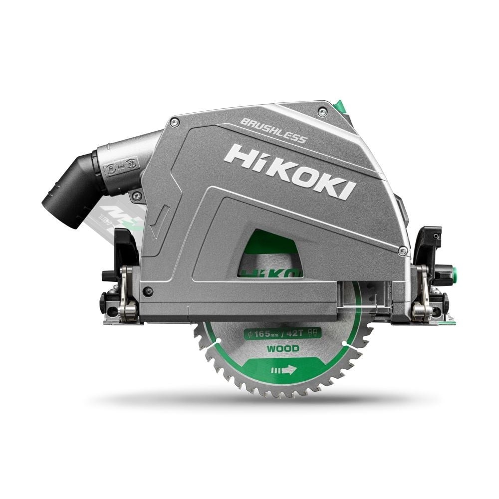 HiKOKI C3606DPAW2Z Accu Invalzaag 36V -Brushless-165Mm-Zaagdiepte 66Mm - As 20Mm - MV - In HSC IV (accu cirkelzaag)