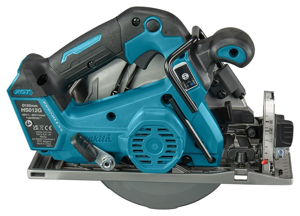 Makita HS012GZ 40 V Max Cirkelzaag 165 mm (accu cirkelzaag)
