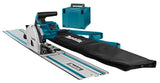 Makita DSP600ZJ2 2x18 V Invalcirkelzaag 165 mm met geleiderail! (accu cirkelzaag)