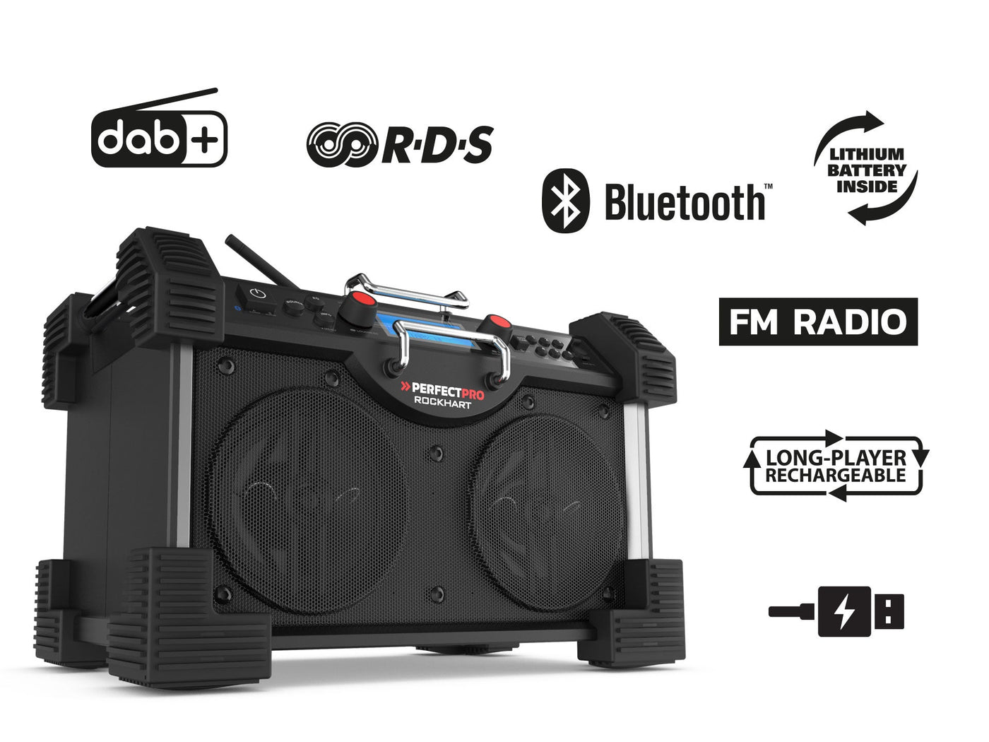 PerfectPro Rockhart RH4 - Bluetooth - DAB+