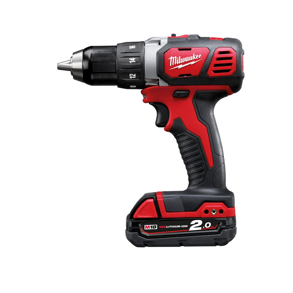Milwaukee M18 BDD-202C Li-Ion accu-combactboorschroefmachine (accu klopboormachine)