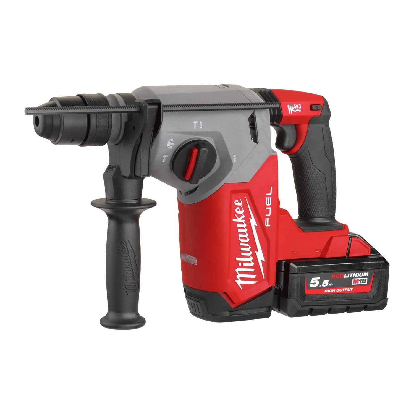 Milwaukee M18 FPP4C-555T Powerpack met 4 machines 18V - 1x5,0Ah/2x5,5Ah Li-Ion - in Packout Trolley