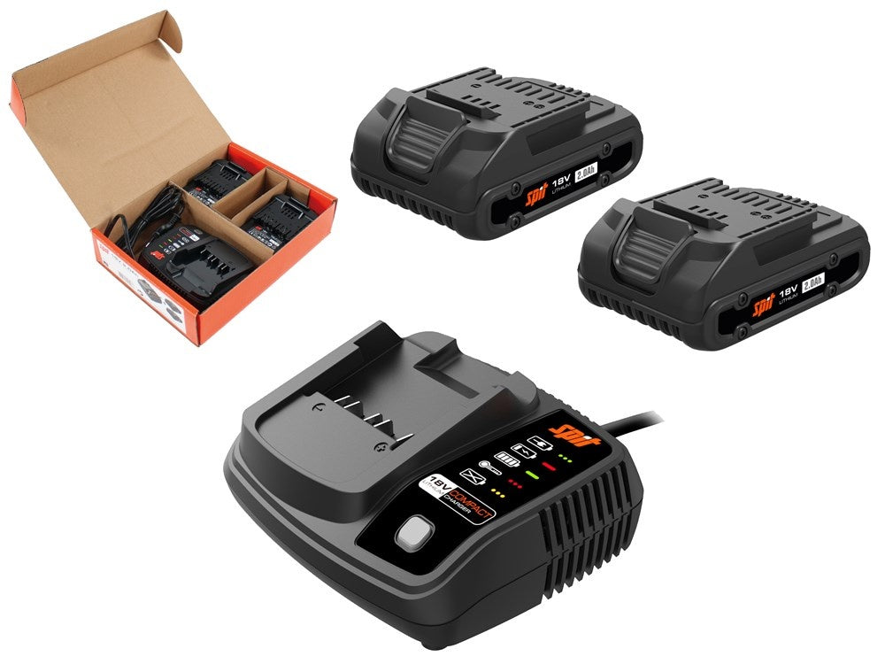 Spit Energy Pack 2ah 18v (2 Accu's & Compact Lader)