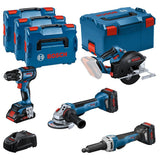 Bosch 4-delige Toolkit in L-Boxx 18V GSR GWS GKM GGS