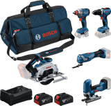 Bosch Set met 5 18V Machines GSR+GDX+GKS+GOP+GST - 0615A500BV