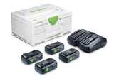 Festool SYS 18V 4xTBX4/TCL6DUO ENERGIE SET